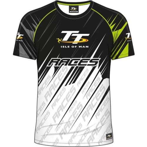 NEW 2018 new racing T-shirt motorcycle riding short-sleeved Isle of Man TT car culture shirt quick-drying bicycle short sleeve