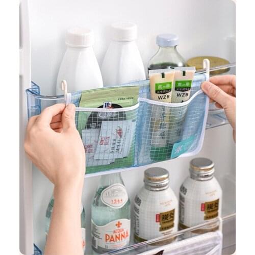 Refrigerator Storage Hanging Bag Hanging Design Saves Space Freezer Fresh Fruits And Vegetable Kitchen Storage Bag Easy To Clean