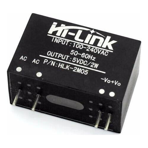 5PCS/LOT HLK-2M05 Power Module 220V turn 5V 2W step-down voltage Regulator Isolation switch