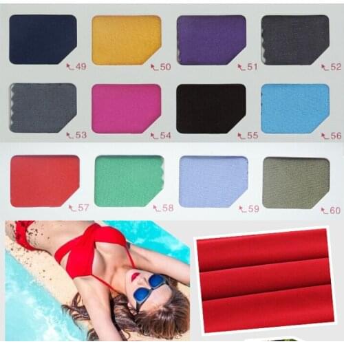 Direct sales polyester bright lycra cloth / fabric stock swimsuit / swimwear elastic fabric / Advanced Stage upholstery