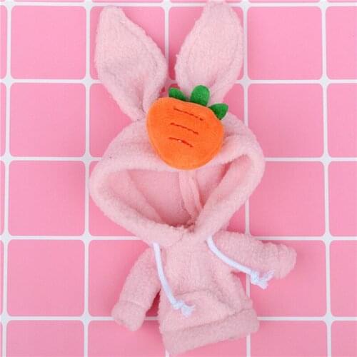 Cute Rabbit Ear Sweater For OB11 Doll Clothes 8 Color Can Choose Doll accesories