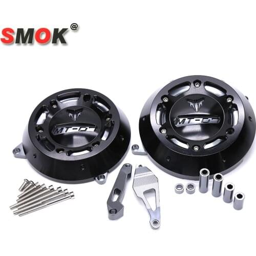 SMOK Motorcycle CNC Engine Stator Case Cover Engine Protective Cover Protector For YAMAHA MT-07 MT07 FZ-07 FZ 07 2014 2015-2017