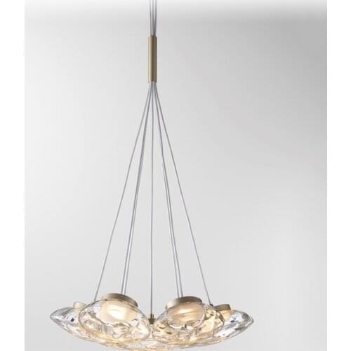 Modern Gold Metal Pendant Light Restaurant Bar Home Living Dining Room Bedroom LED Suspension Lamps PA0741