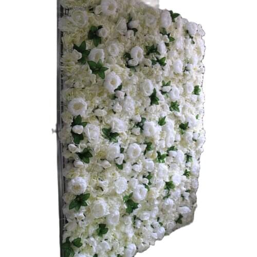 TONGFENG 10pcs/lot Flower runner wedding decoration Artificial silk rose peony 3D flower wall wedding backdrop decoration