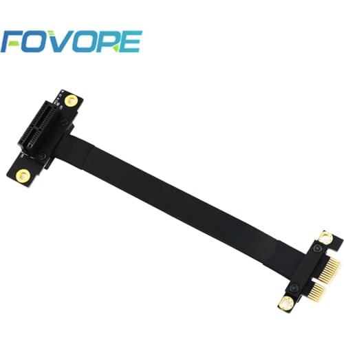 PCI express extension cable 36PIN 1X 90 degree extension cable PCI e PCIe PCI-e x1 Riser Cables