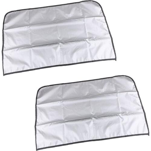 1 Pair Univeral Sun Shield Protector Cover Double Sides for Car Side Windows