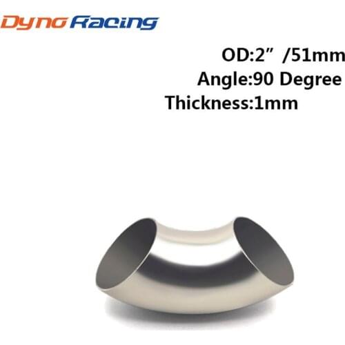 1PCS 201 Stainless Steel 90 Degree Bend Elbow Pipe OD: 2'' 51mm / 60mm / 2.5'' 63mm / 3'' 76mm YC101154