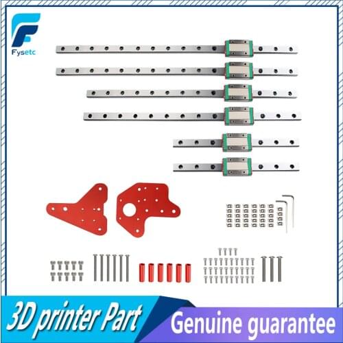 1pcs MGN12H linear rail Accessories Creality Ender 3 Pro CR-10 S4/S5 Z axis upgrade kit Ender 3 linear rail mod set