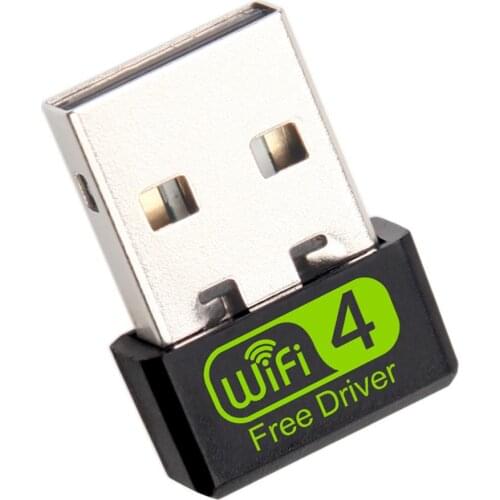 150Mbps Mini WiFi Adapter USB Free Driver Wi Fi Dongle Network Card Ethernet Wireless Wi-Fi Receiver for Desktop PC Laptop