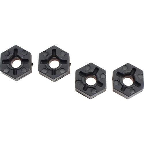 4pcs RC Car Wheel Hex Drive Hub Adaptor fits for 1:14 Wltoys 144001 124018 124019 Spare Parts Accessories