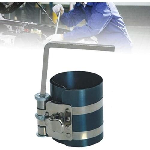 50% HOT SALES!!! 3inch 53-175mm Piston Ring Compressor Ratcheting Clamp Plier Dismounting Tool