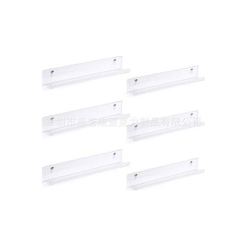 6Pcs Wall Mount Disks Support Vinyl Wall Display Shelf Metal Frame Holder Stand With Self Adhesive For Record Album