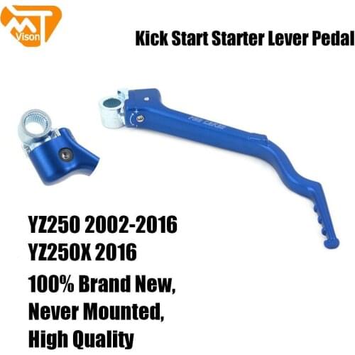 Motorcycle Accessories CNC New Forged Kick Start Starter Lever Pedal Dirt For YAMAHA YZ250 YZ250X YZ 250 250X X 2002-2016