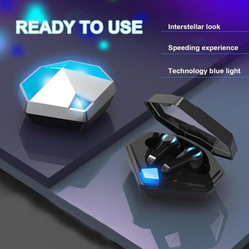 Wireless Earphone High Fidelity Long Standby Time Non-delayed Bluetooth5.1 Stereo In-ear Headphone for Playing Games for Xiaomi