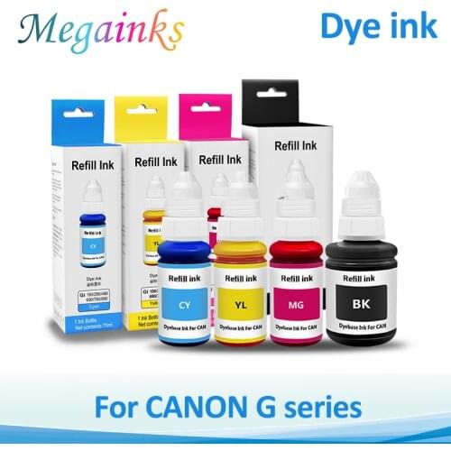 For Canon GI-490 GI-790 GI-890 GI 490 790 890 Pixma G1000 G1100 G1400 G2400 G3400 G2000 G3000 printer dye ink Canon ink