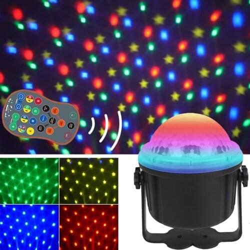 Colorful Starry Sky Galaxy Projector Night light Sound Activated Party Led Star Night Light Projection Lamp kid Gifts For home