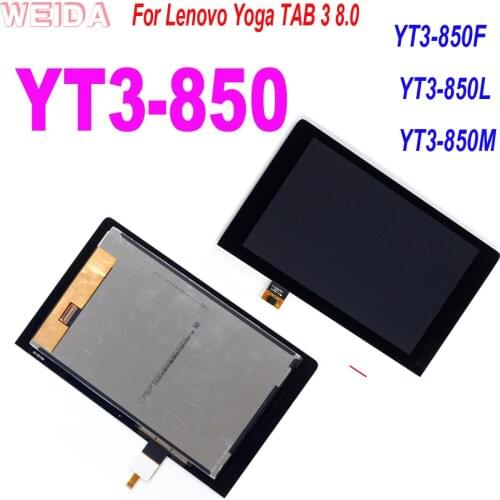 For Lenovo Yoga TAB 3 8.0 YT3-850 LCD YT3-850F YT3-850L YT3-850M LCD Display Touch Screen Digitizer Assembly for YT3-850 Display