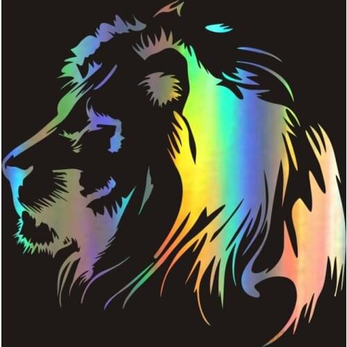 Personality Car Sticker and Decal Cool Lion Auto Vinyl Sticker Reflective Car Window Decal Car Styling Waterproof Car Decal