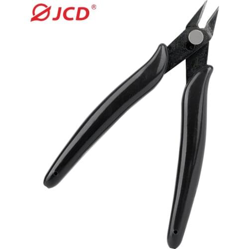 JCD Soldering holder Electrical Wire Cutters Cutting Side Snips Flush Pliers Anti-slip rubber handle welding tools