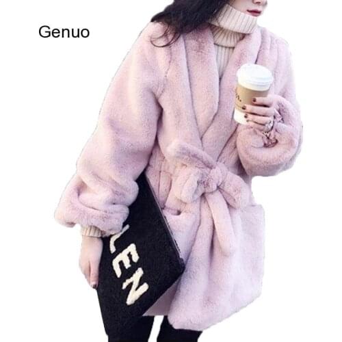 Winter Coats Women Fashion Faux Fur Coat Women Casual Thick Warm Outerwear Fake Fur Jacket Chaquetas Mujer Thick Warm Fur