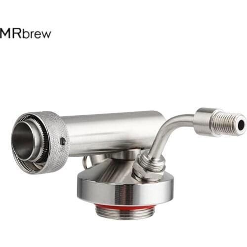 Keg Spear Mini Growler Tap Dispenser, Stainless Steel Growler Spear With 12'' Beer House For Party Picnic Gathering