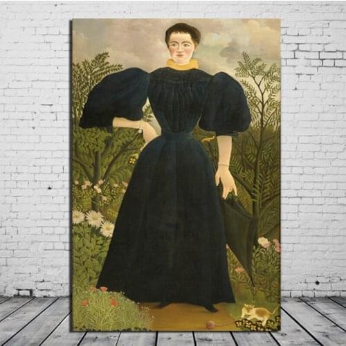 Henri Lady In Black Skirt Wall Art Canvas Painting Posters Prints Modern Painting Wall Pictures For Living Room Home Decoration