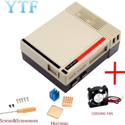 NEW! NES NESPI Case Plus Retroflag Kit Functional POWER button with Safe Shutdown