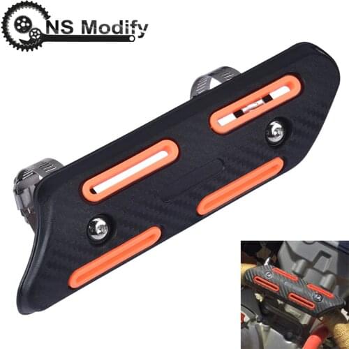 NS Modify Exhaust Heat Shield Protector Anti-Scalding Guard For KTM EXC SXF SX XC EXCF XCW 125 250 350 450 525 530 2016-2019
