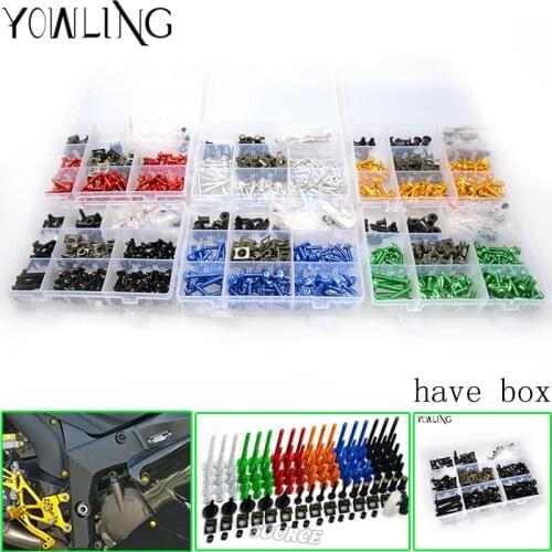 76 PCS Motorcycle Fairing Bolt Screw Fastener Fixation For yamaha r3 MT-10 MT09 r1 yamaha r6 tmax mt 07 kawasaki er6n