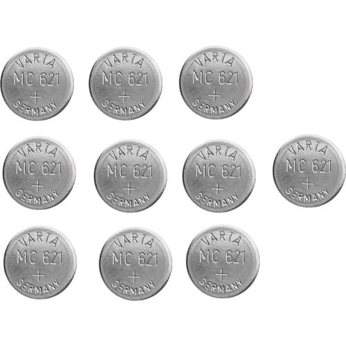 Lot 10PCS Original MC621 ML621 MS621 3V 3mAh Li-ion Rechargeable Button Coin Cell Battery for Varta MC621 Battery