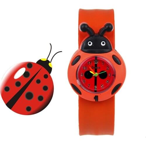 Droppshiping 1 Pcs Children Kids Wrist Quartz Watch Silicone Strap Cute Cartoon Style Fashion Birthday Gift d88