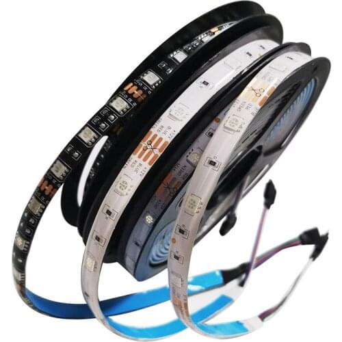 Drop shipping 5050RGB 12V 30 light 10 mm double panel home decoration outdoor lighting LED soft light strip