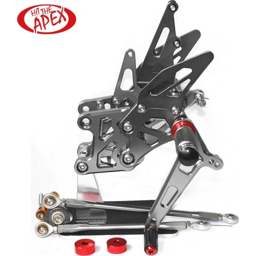 Motorcycle Foot Peg CNC Adjustable Footrest For HONDA CBR600RR 2009 2010 2011 2012 CBR 600RR Rider Rear Footrest CBR-600RR 09-12