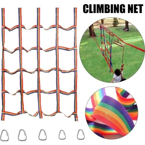 Climbing Net for Kid Portable Outdoor Climbing Frame Net for Daily Sports Entertainment Training XR-Hot