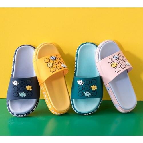 2021 Summer New Slippers Female Indoor Bathroom Bath Non-slip Cute Couple Beach Shoes Male Household Garden Shoes