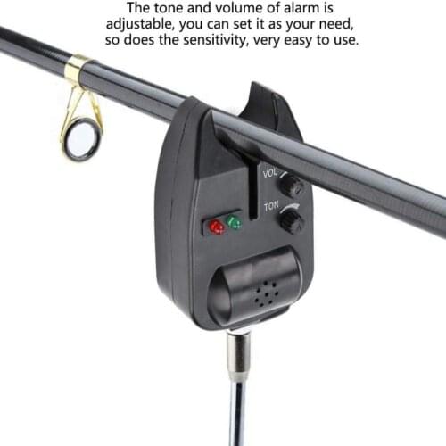 High Sensitivity Fish Bite Alarm Led Electronic Bell For Fishing Throwing Rod Pendulum Socket Fishing Rod Alarm Accessories 2021