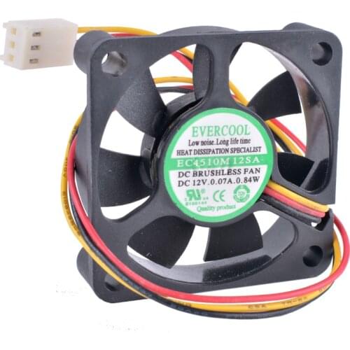 COOLING REVOLUTION EC4510M12SA 4510 45mm fan 4.5cm 45x45x10mm 12V 0.07A Computer CPU North and South Bridge Small Cooling Fan