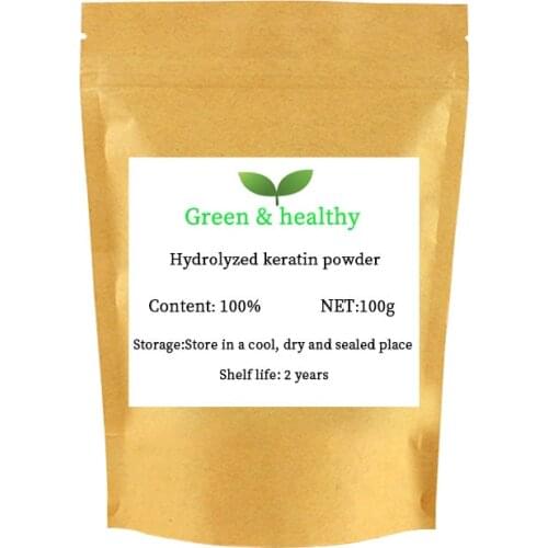 High Quality Hair Treatment Hydrolyzed Keratin Powder 100-1000g