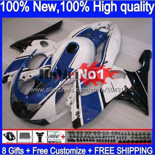 YZF 600R For YAMAHA YZF600R Thundercat 2002 2003 2004 05 06 07 39MC.69 YZF-600R 96 02 03 04 2005 2006 2007 Fairings White Blue