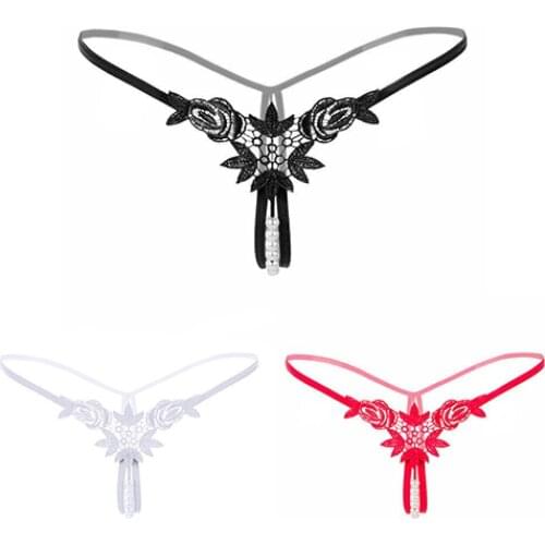 Women Sexy Thongs Strap G-string V-string Panties Lace Flower Underwear Briefs трусики для женщин