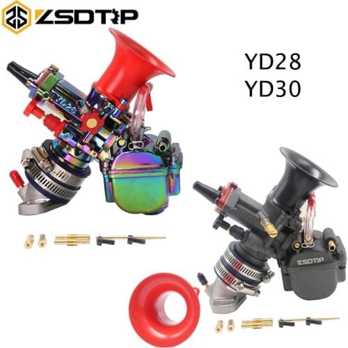 ZSDTRP YD-MJN28 YD-MJN30 28mm 30mm Motorcycle Competitive Carburetor with Power Jet for Suzuki Yamaha Buggy Quad GoKart