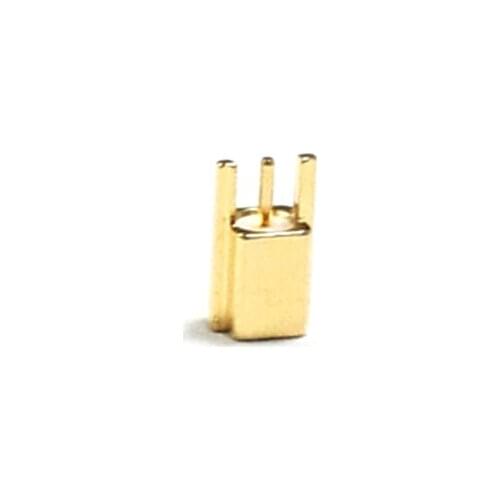 1PC MMCX Female Jack RF Coax Connector PCB mount 3-PIN Straight Goldplated NEW wholesale
