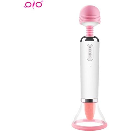 OLO 10 Speed Magic Wands AV Vibrators Rechargeable Big Vibrator Clit Massager Sex Toys For Women Masturbation Sex Machine