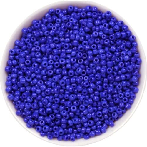 2mm Blue Czech Seed Spacer Beads 1000pcs/Lot Mini Glass Seed Beads Diy Jewelry Making Material For Handmade Jewellery Fittings