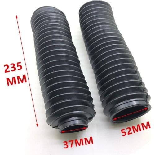 2X Motorcycle Accessories Motorcross Fork Rubber Gaiters Boots Universal Motorbike Front Fork Shock Absorber Dust Cover