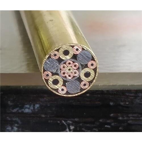 6mm Mosaic pin Rivets for knife handle screw brass Mosaics Rivets nail steel tube More design exquisite style length 6cm #P06