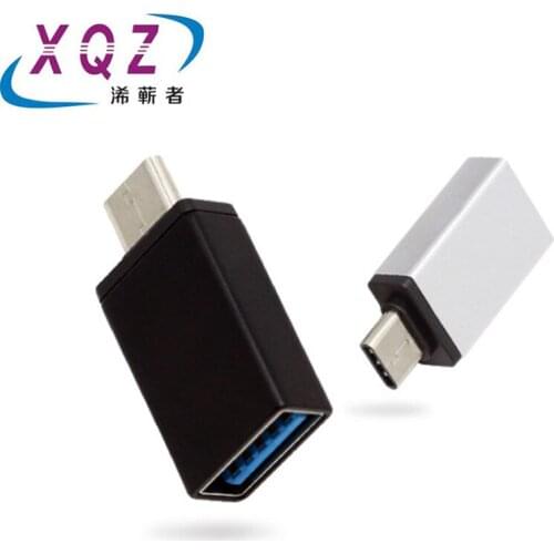 2pcs Type-c OTG adapter Type-c to USB female converter 3.1 thounderbolt to USB charging data adapter metal cover