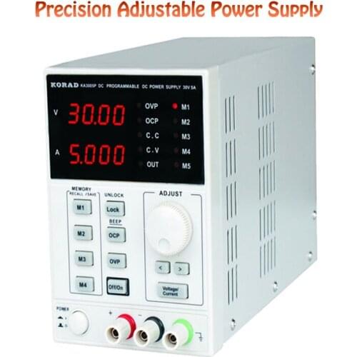 KA6005D Precision Variable Adjustable Power Supply 60V, 5A DC Digital Control Power Supply Regulated Lab Grade
