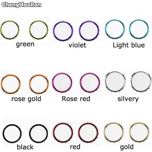 ChengHaoRan For PS5 2 unids / set of electroplating game ring replacement rings for ps5 game controller parts replacement ring