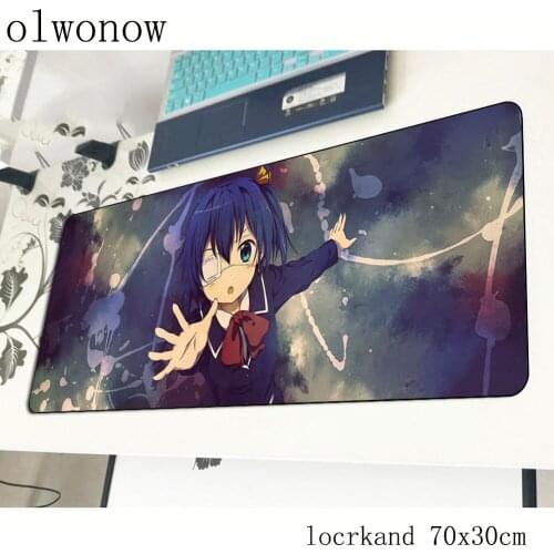 Chuunibyou demo koi ga shitai mouse pad gamer 700x300x2mm notbook mouse mat gaming mousepad large pad mouse PC desk padmouse